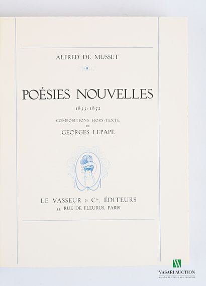 [ALFRED DE MUSSET] 

Works of Alfred de Musset...