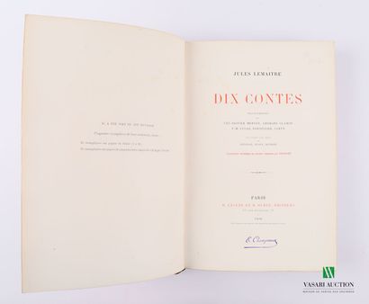 [YOUTH]

LEMAITRE Jules - Dix contes - H....