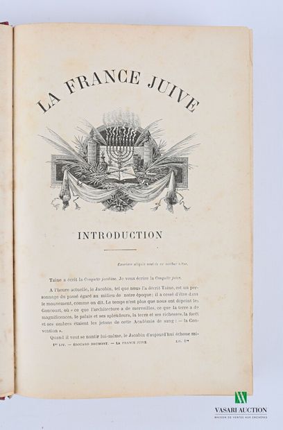 DRUMONT Edouard - La France juive - Blériot,...