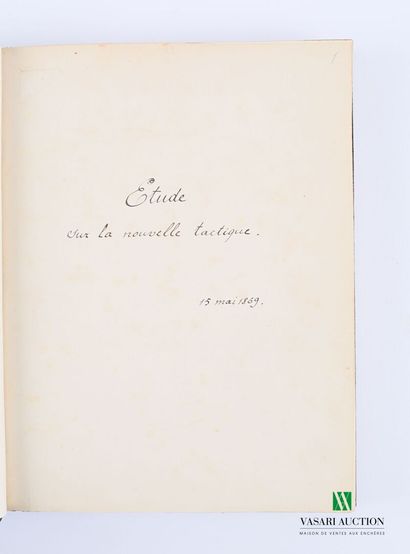 [MANUSCRIT]

Anonymous - Study on the new...