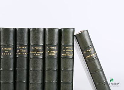 [ANATOLE FRANCE]

Lot of fifteen books including...