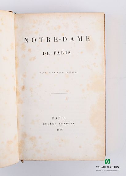 HUGO Victor - Notre-Dame de Paris - Paris,...