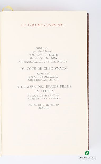 [LA PLEIADE]

PROUST Marcel - A la recherche...