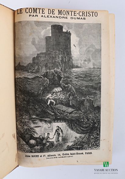 Lot of nine books including: 

DUMAS Alexandre,...
