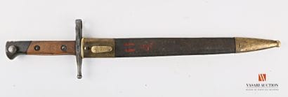 Baïonnette Carcano 1891, lame droite bronzée...