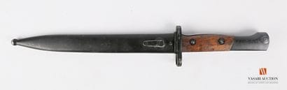 Baïonnette belge modèle SAFN 49, lame bronzée...