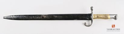 Baïonnette argentine modèle 1891, lame droite...