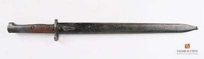 Baïonnette belge modèle 24-30, lame bronzée...