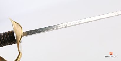 Sabre de cuirassier modèle an XIII, lame...