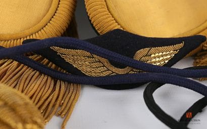 D'un officier d'artillerie : paire d'épaulettes...