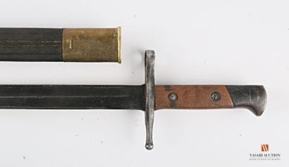 Baïonnette Carcano 1891, lame droite bronzée...