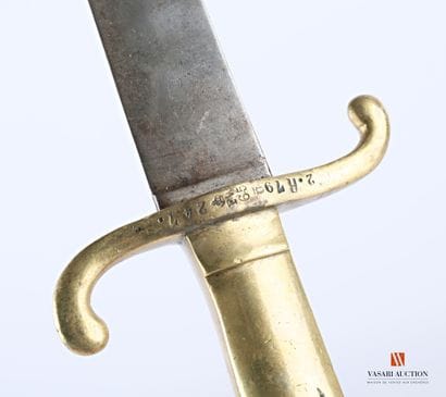 Glaive prussien type 1864, monture laiton...