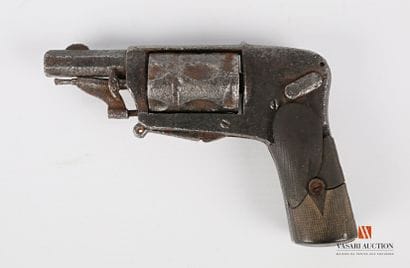 Revolver hammerless type Vélodog, barillet...