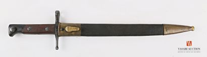 Baïonnette Carcano 1891, lame droite bronzée...
