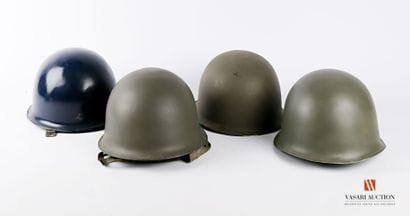 Armée française : casques lourds modèle 51,...
