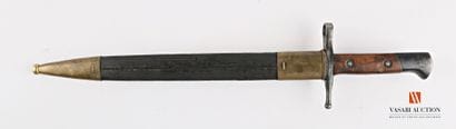 Baïonnette Carcano 1891, lame droite bronzée...