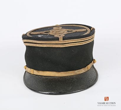 Képi d'officier (lieutenant), bandeau noir...