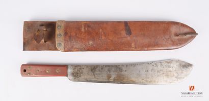 Machette britannique, lame de 38 cm, signée...