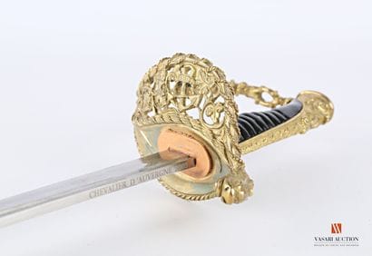 Sabre d'officier de marine modèle 1857/70,...