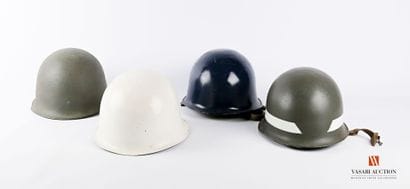 Armée française : casques lourds modèle 51,...