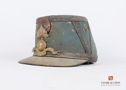 Shako modèle 1872 d'élève officier de l'Ecole...