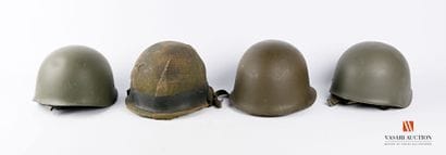 Armée française : casques lourds modèle 51...