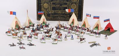 J.HAFFNER : ensemble de 57 soldats en étain,...