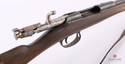 Single shot bolt action hunting rifle, mechanism...
