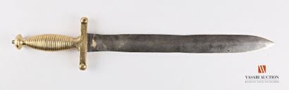 Glaive, lame de 45,8 cm, poignée laiton,...
