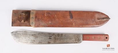 Machette britannique, lame de 38 cm, signée...