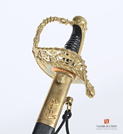 Sabre d'officier de marine modèle 1857/70,...