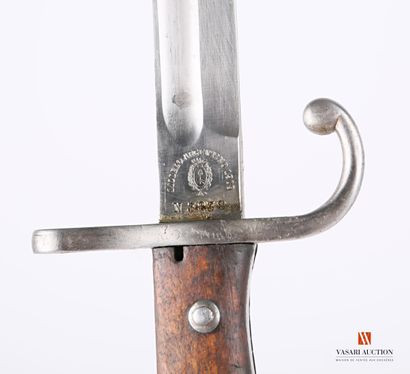 Baïonnette argentine modèle 1909, lame droite...