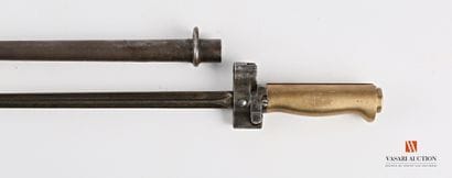 Baïonnette LEBEL modèle 1886 M.15, lame cruciforme...