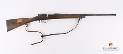 Single shot bolt action hunting rifle, mechanism...