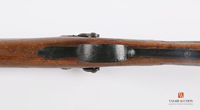 Fusil de chasse à percussion, canons en table...