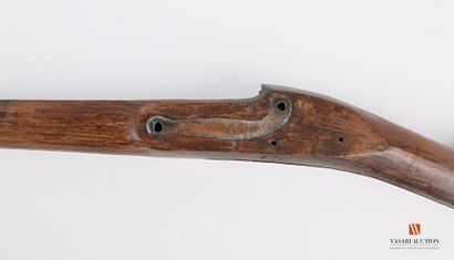 Crosse nue de fusil réglementaire à silex,...
