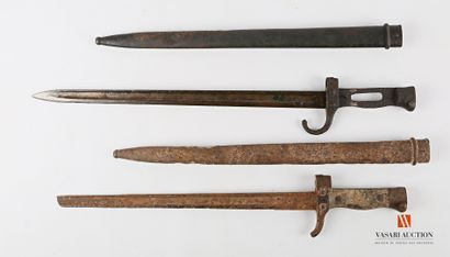 Baïonnette modèle 1892, plaquettes bois,...