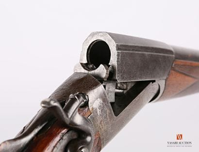 Fusil de chasse mono canon, percussion centrale...