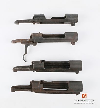 Éléments de fusil MAUSER espagnol, boitiers...