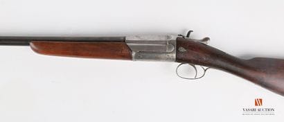 Fusil de chasse mono canon, percussion centrale...