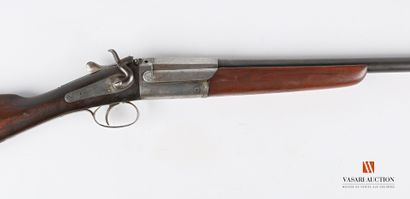 Fusil de chasse mono canon, percussion centrale...