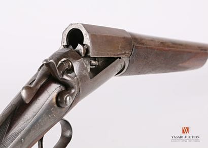 Fusil de chasse mono canon, percussion centrale...
