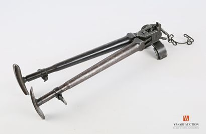 Bipied de FM, acier bronzé, TBE