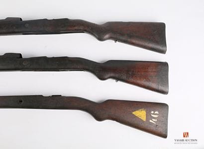 Crosse de fusil MAUSER, complète avec garde...