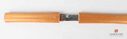 Shirasaya, lame à gorge de 70,5 cm, tsuka...