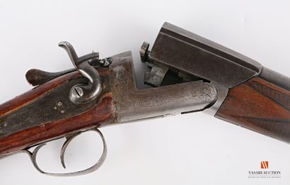 Fusil de chasse mono canon, percussion centrale...
