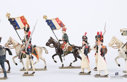 Grande Armée : soldats de plombs polychromes...
