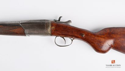 Fusil de chasse mono canon, percussion centrale...