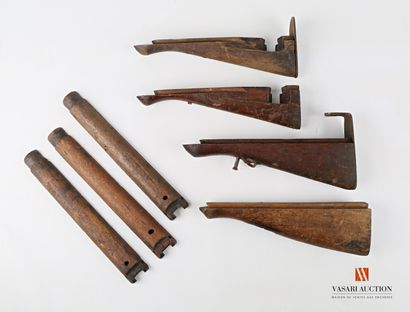 Éléments de crosse de fusil japonais ARIZAKA,...