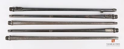 Éléments de fusil règlementaire, canon rayé...